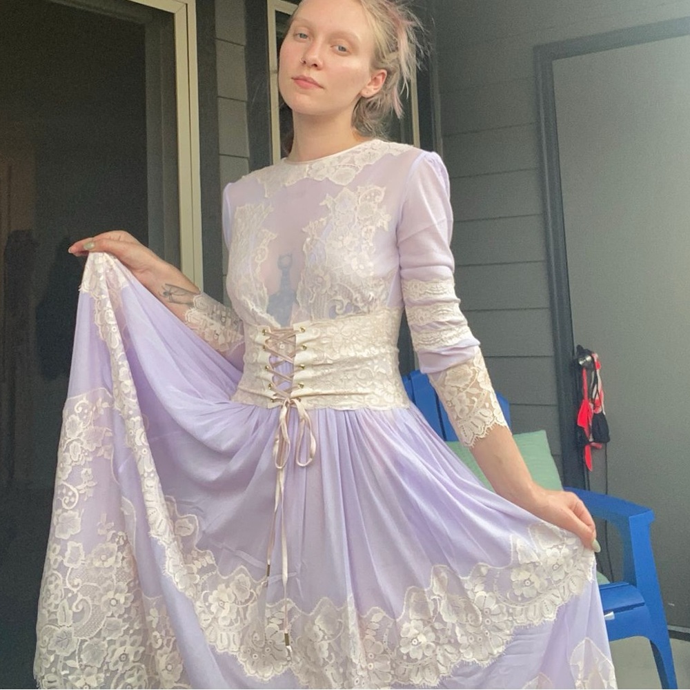 We are HAH Hidden Gems Dress in Lavender, sz M